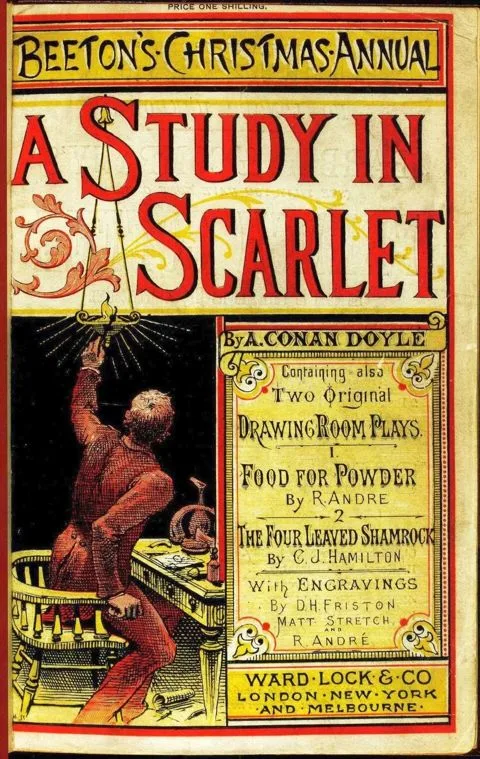 Cover of A Study in Scarlet